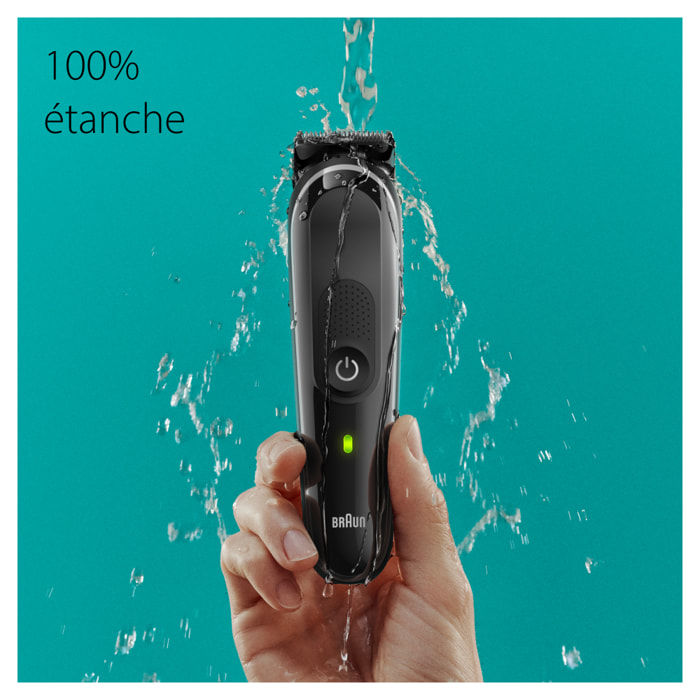 Braun - Tondeuse Tout-En-Un Series 3 MGK3440 - Kit Pour Barbe, Cheveux & Et Autres Zones