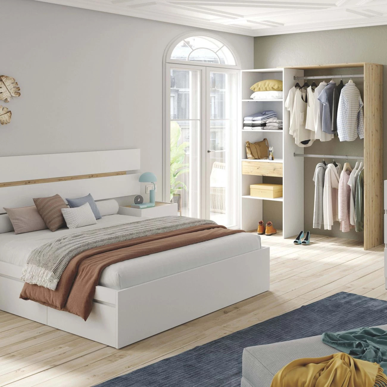 Cama Four Blanco Artik (Blanco Mate)