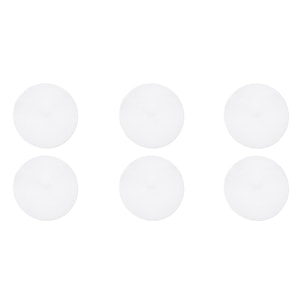 Set de 6 sets de table ronds Excelsa – Round, Polypropylène Blanc