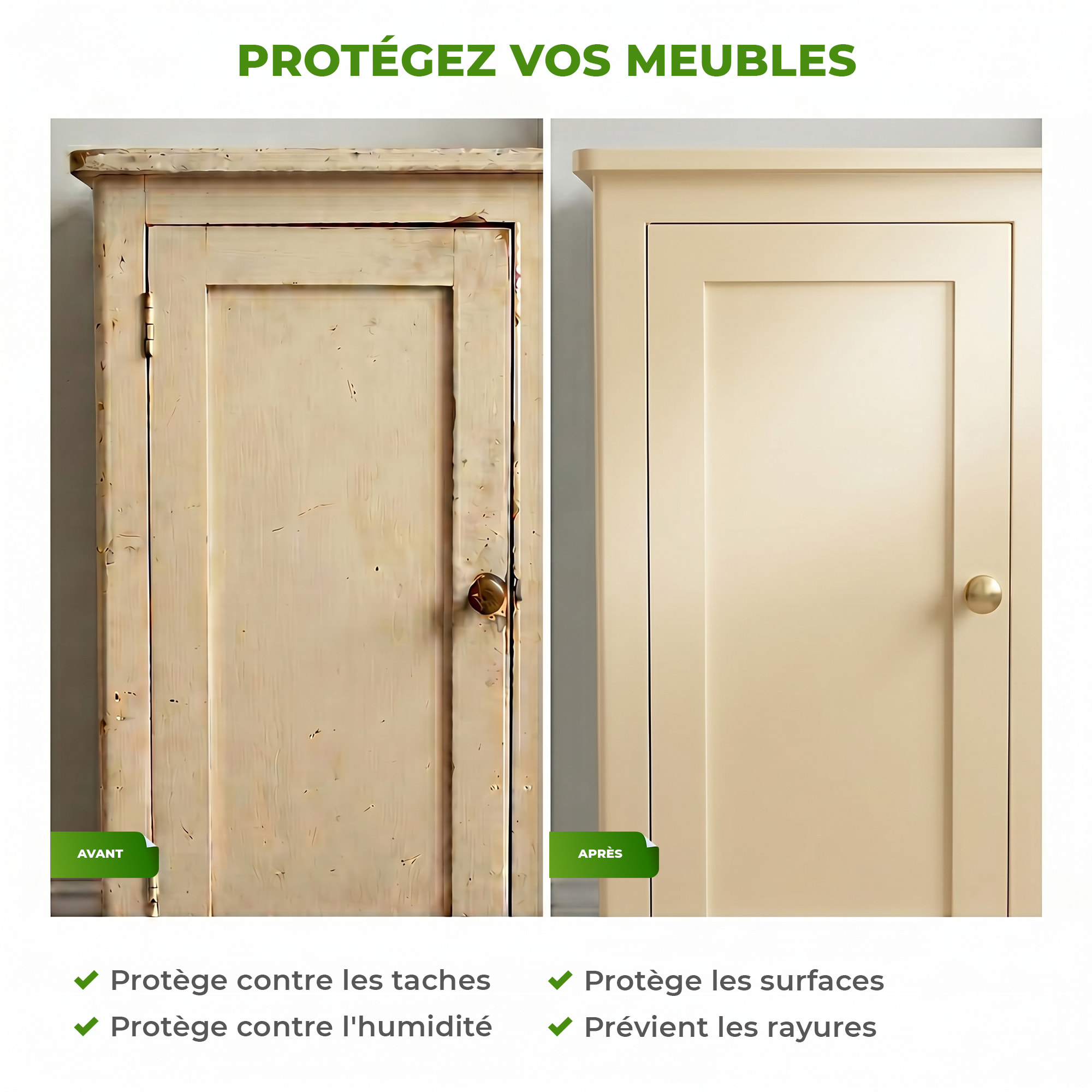 Rouleau adhésif décoratif Vinyle au Mètre - Sable - Sticker Lavable Imperméable Mur Cuisine Meubles