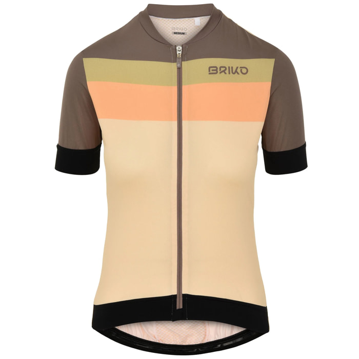 Briko - Maglie gioco, Donna, Bianco - JERSEYKA STRIPE LADY