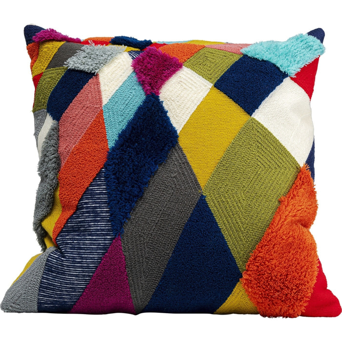 Coussin diamants multicolores Kare Design