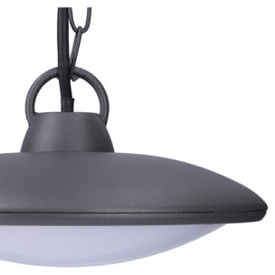 FORLIGHT Colgante Ip44 Pergola Led 7,5W 3000K Marrón 533Lm