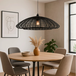 Grande Suspension intérieur ALBA BLACK D80CM