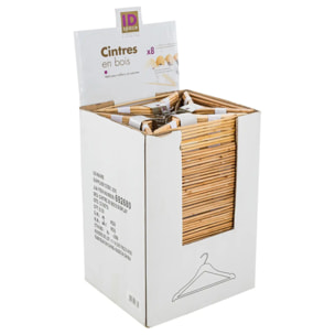 Cintres en bois x8