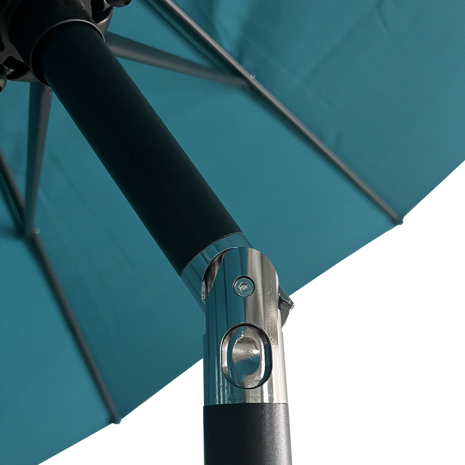 Parasol droit HAPUNA rond - Bleu