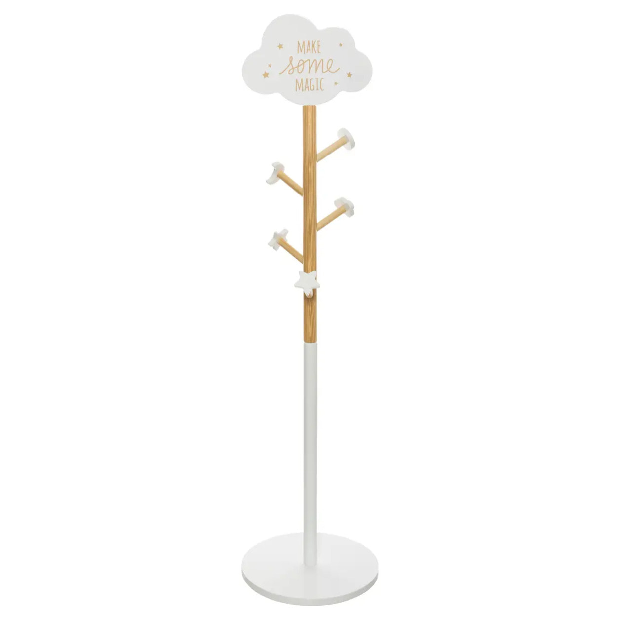 Porte-manteau enfant nuage blanc H135cm