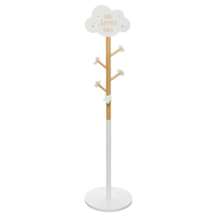 Porte-manteau enfant nuage blanc H135cm