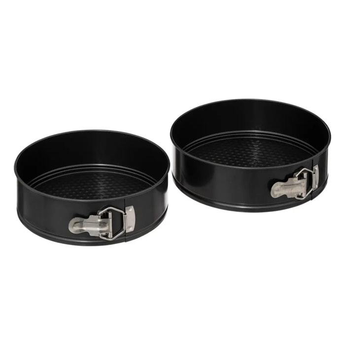 2 moules démontables métal  22/24cm