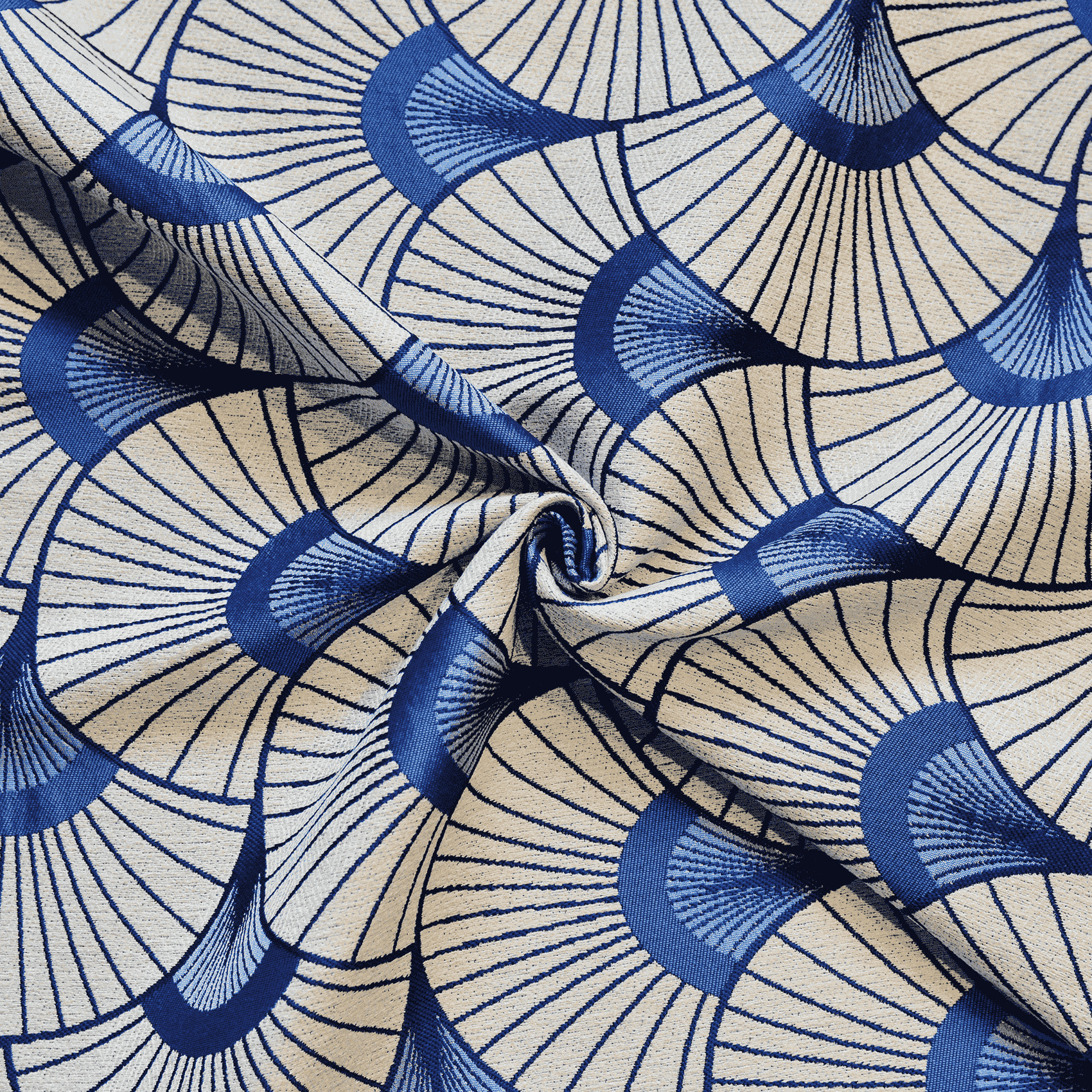 Tissus d'ameublement jacquard - Bleu