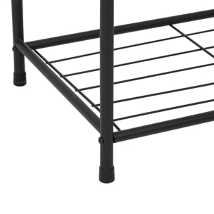 Range-chaussures 12 paires Metty noir