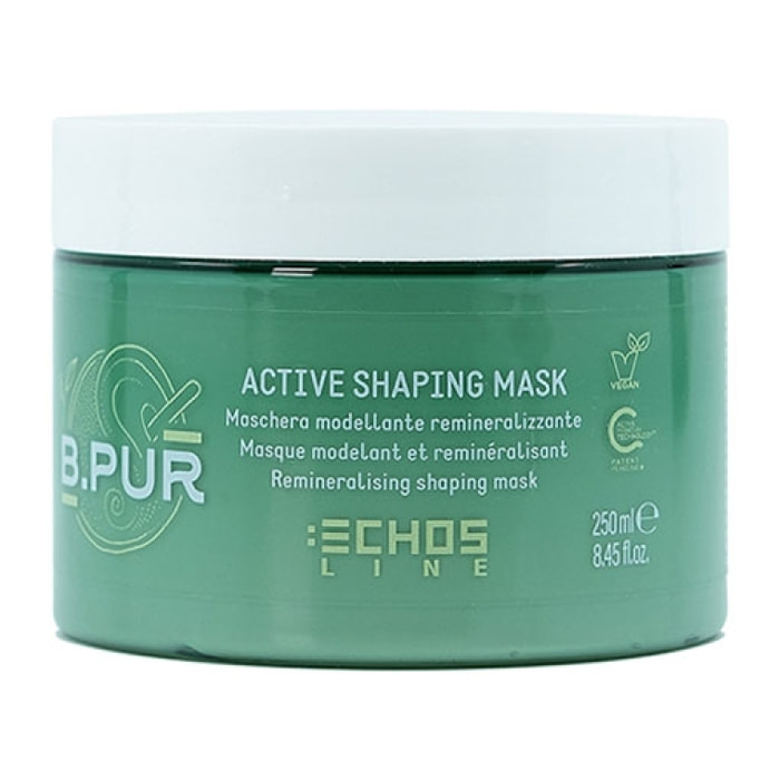 ECHOSLINE B.Pur Active Shaping Mask Vegan Maschera Modellante Remineralizzante 250ml