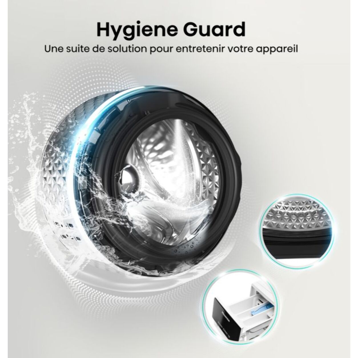 Lave linge hublot HISENSE WF3S1243BB2