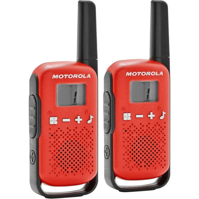 Talkie walkie MOTOROLA TLKR-T42 WE TWIN PACK rouge