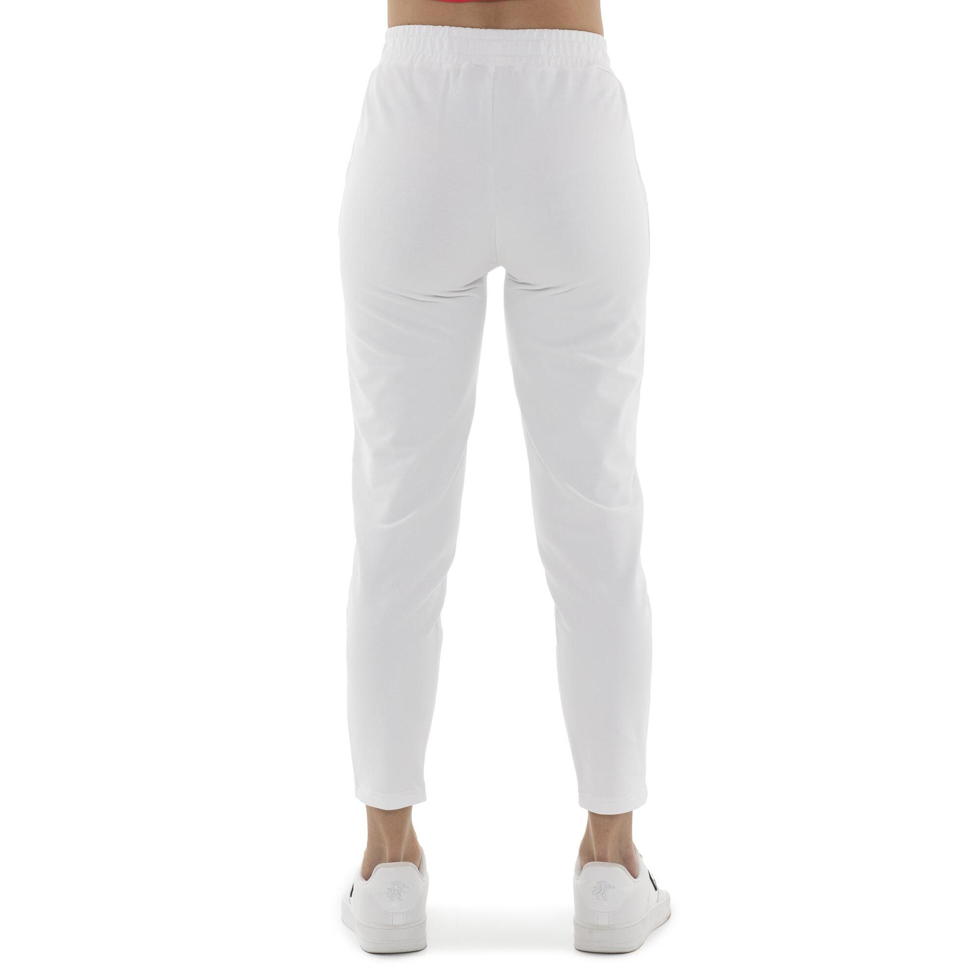 Pantaloni da donna in cotone non felpato dritti Leone Basic