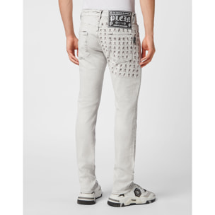 PHILIPP PLEIN Vaqueros de corte recto SKULL&BONES