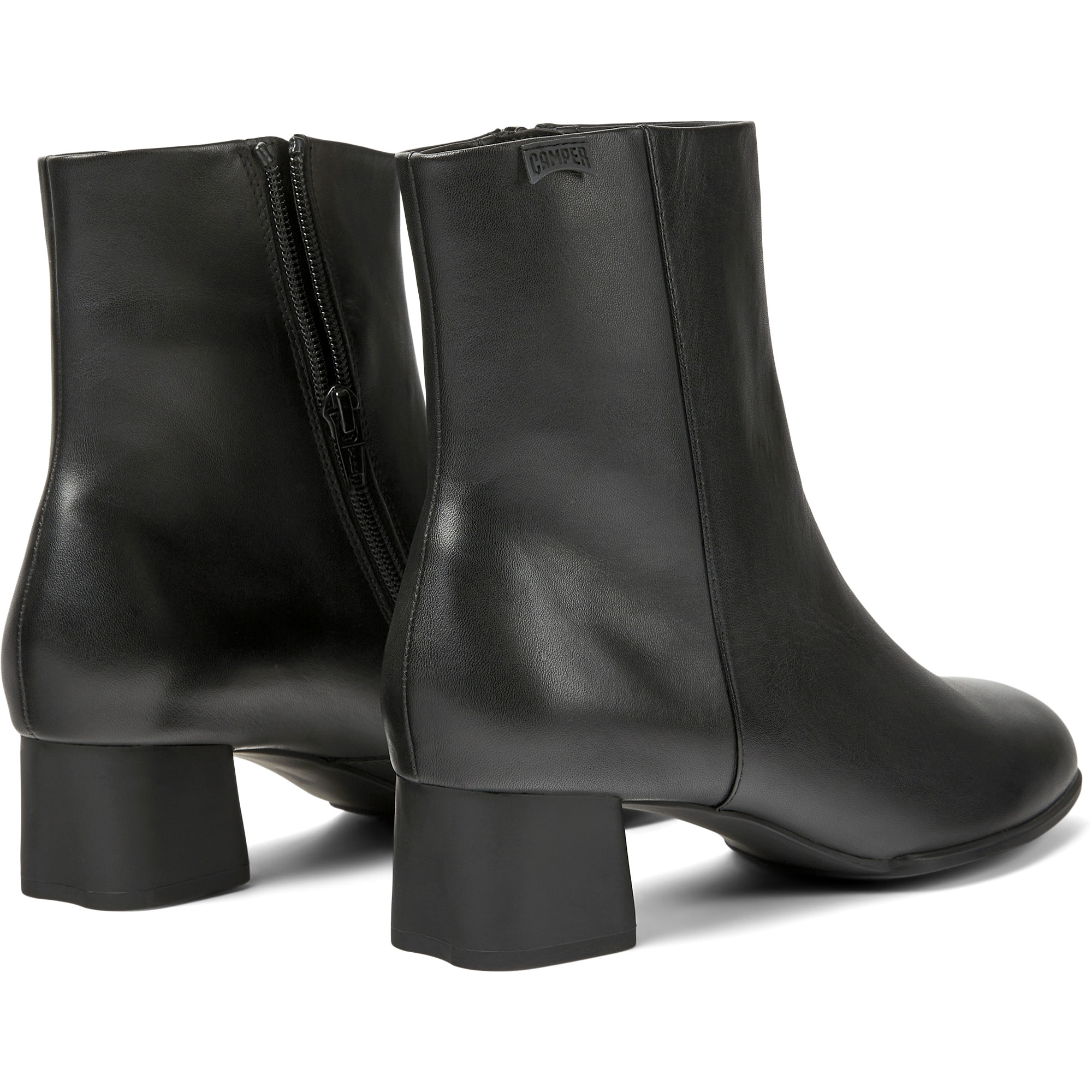 Botines - CAMPER Katie - Negro - Cuero liso