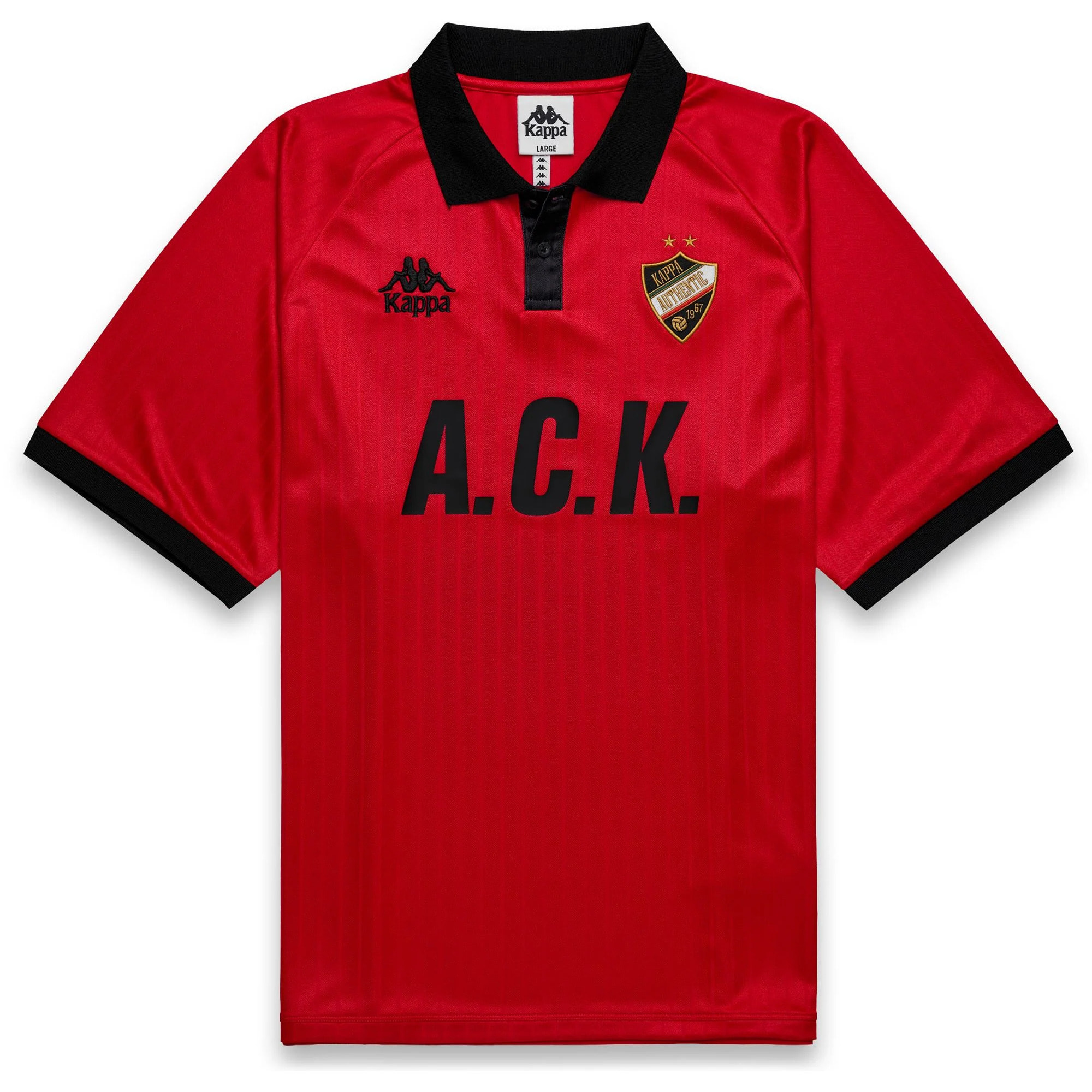 Kappa - Camisetas de juego Hombre Rojo - Authentic Sloan