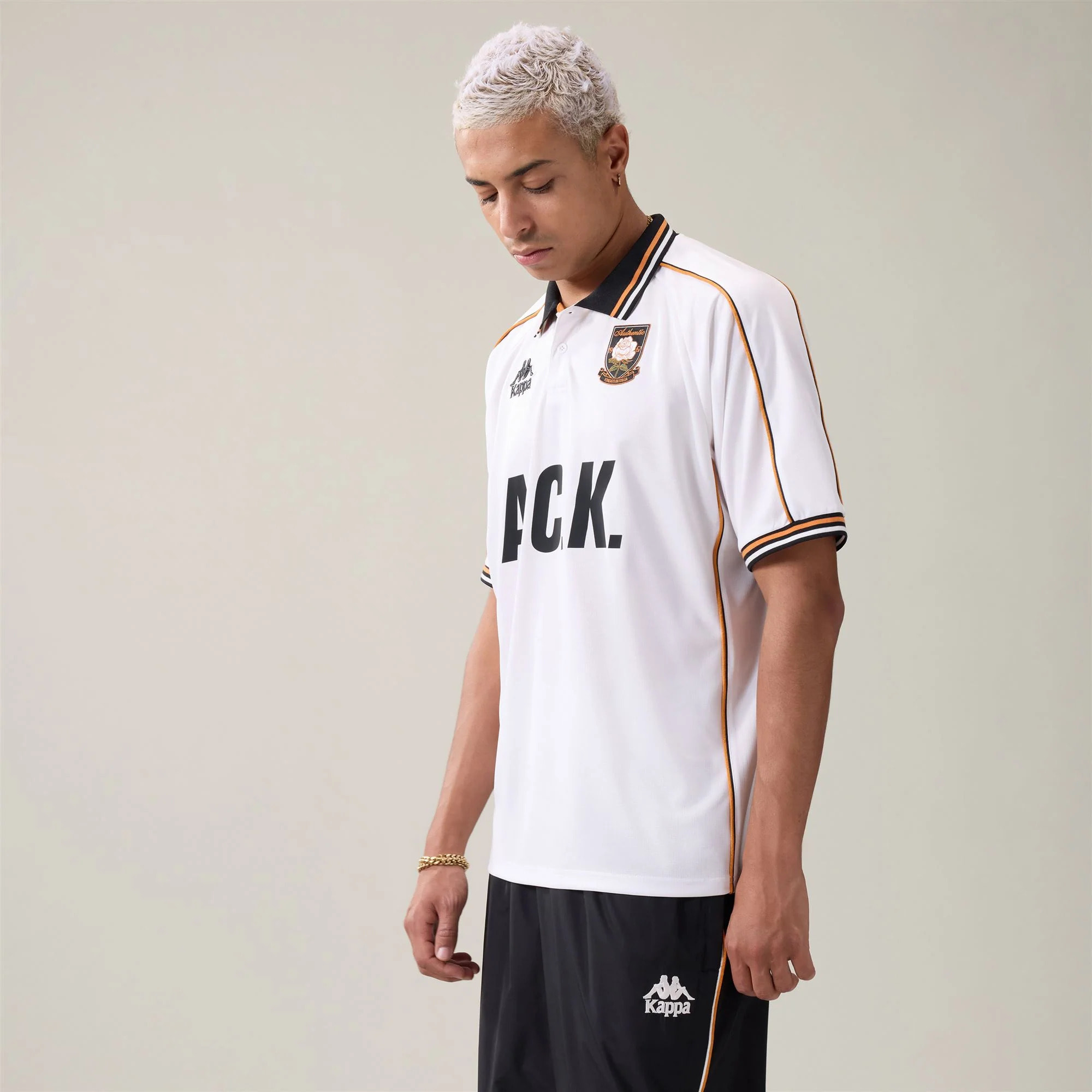Kappa - Camisetas De Juego Hombre Blanco - Authentic Ovicor
