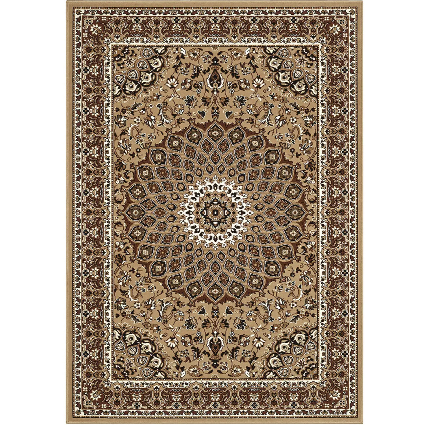 Tappeto Stile Orientale Persiano Beige