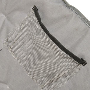 Fauteuil camping pliable gris