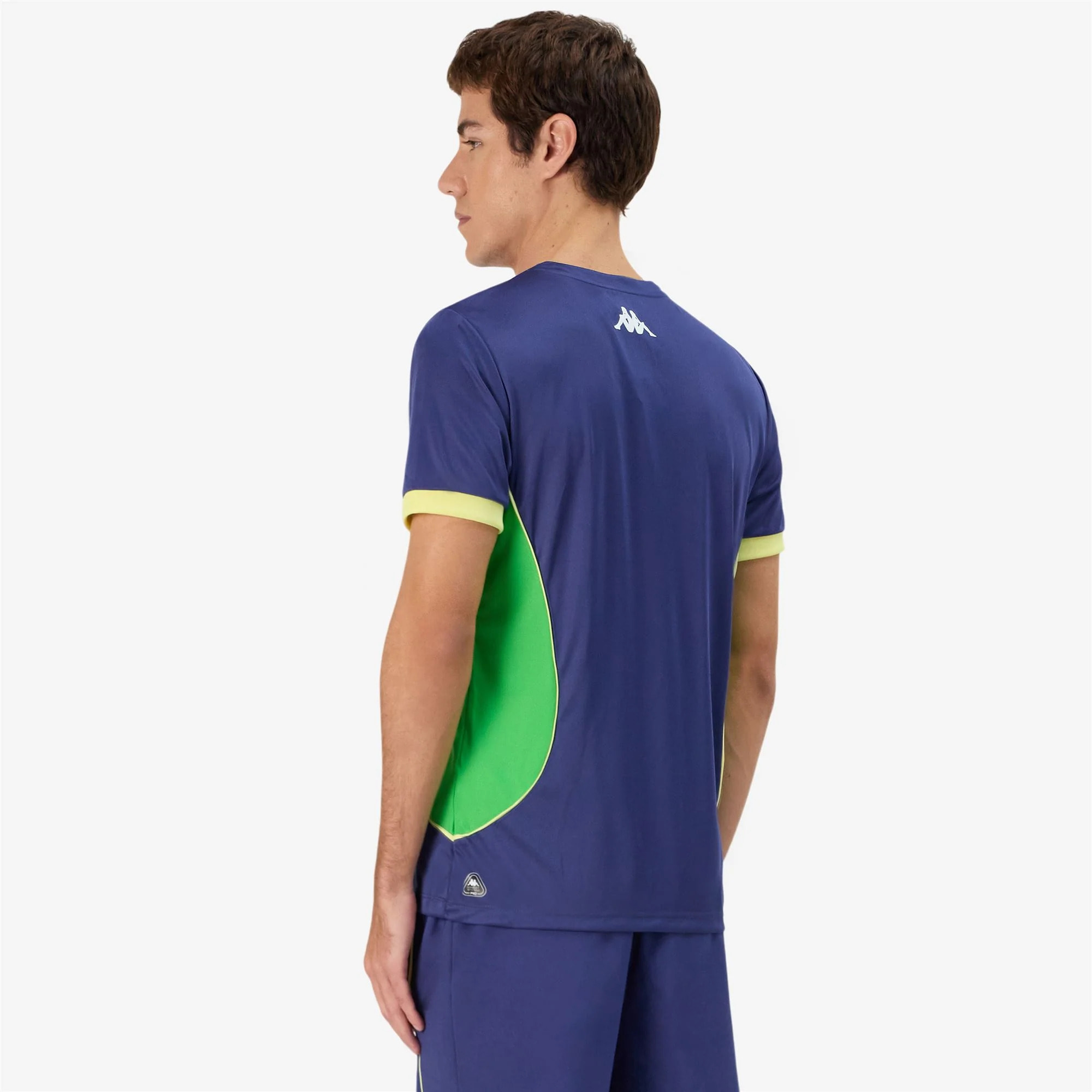 Kappa - Camisetas de juego Hombre Azul - Kombat Padel Ghino