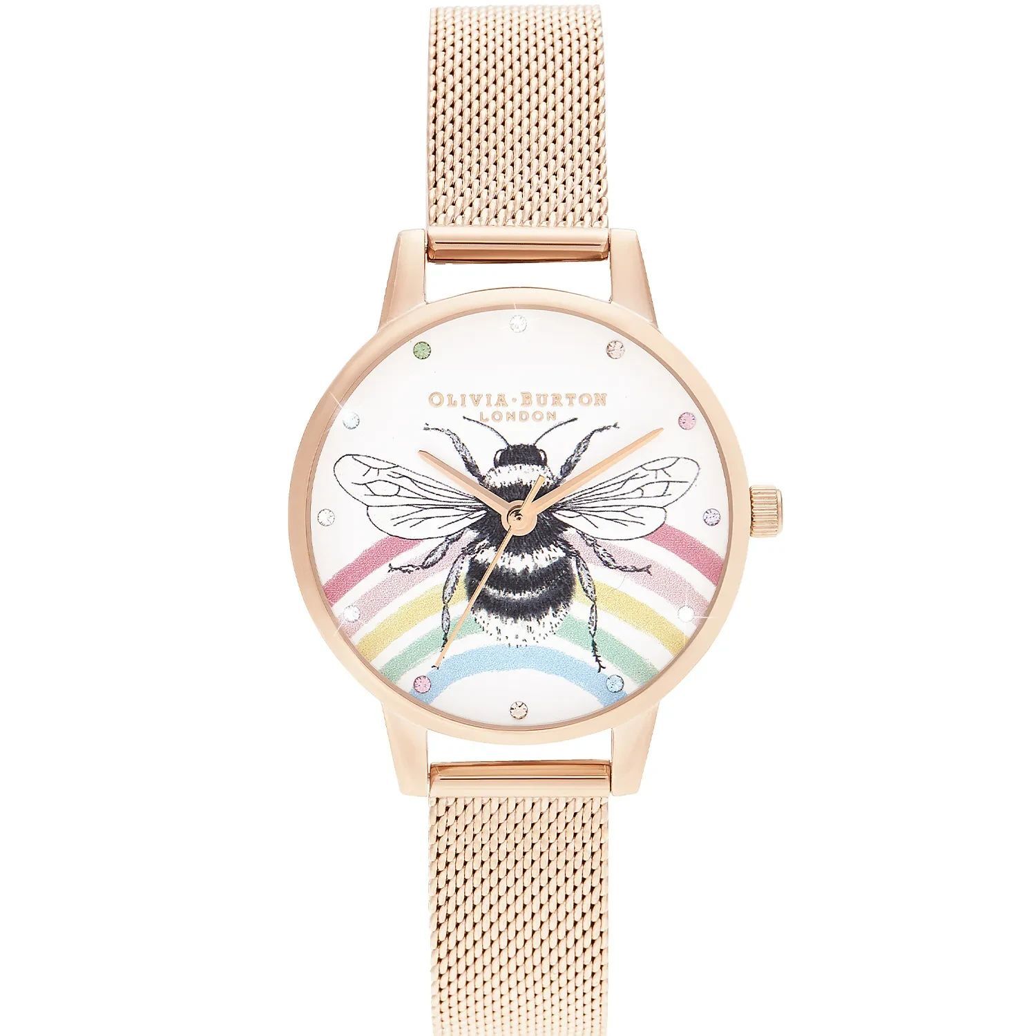 Reloj Olivia Burton OB16WL90 Mujer Analogico Cuarzo con Correa de Acero inoxidable