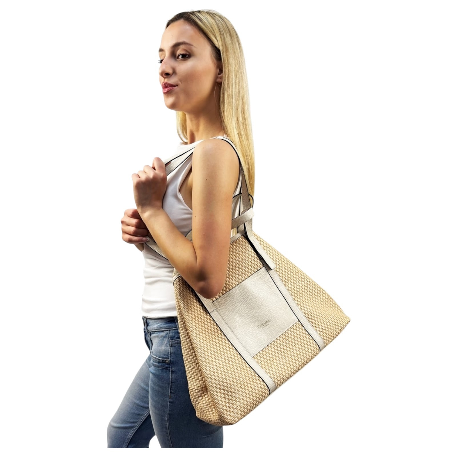 Borsa a spalla Cheval Firenze Formentera New Beige
