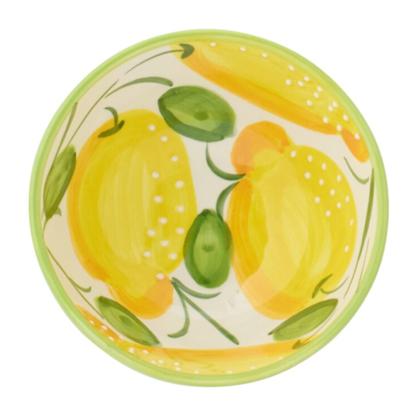 J-Line Bol Citron - céramique - jaune/vert - small - 2 pièces
