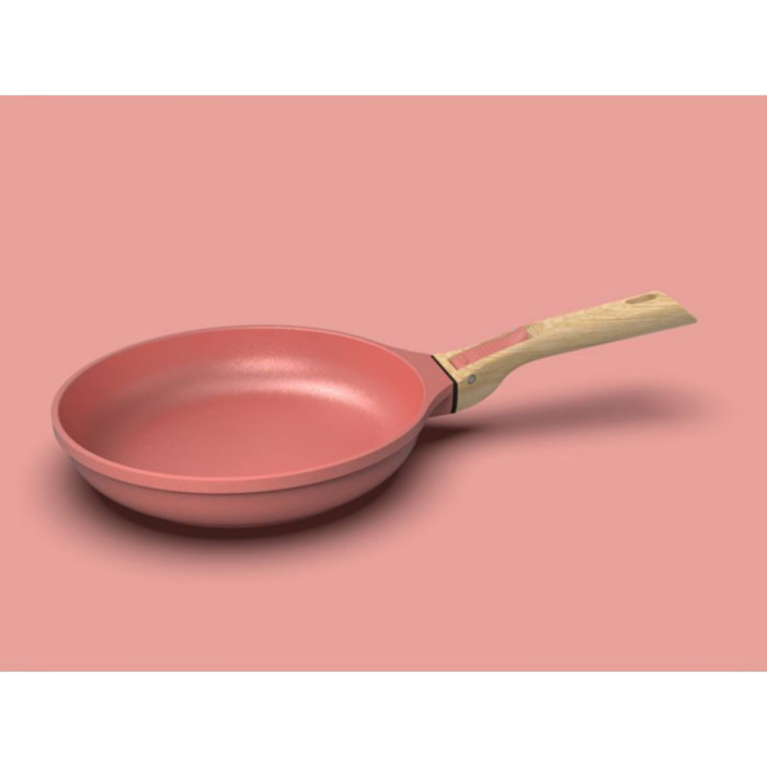 Poêle COOKUT AMOVIBLE 24CM - GUIMAUVE