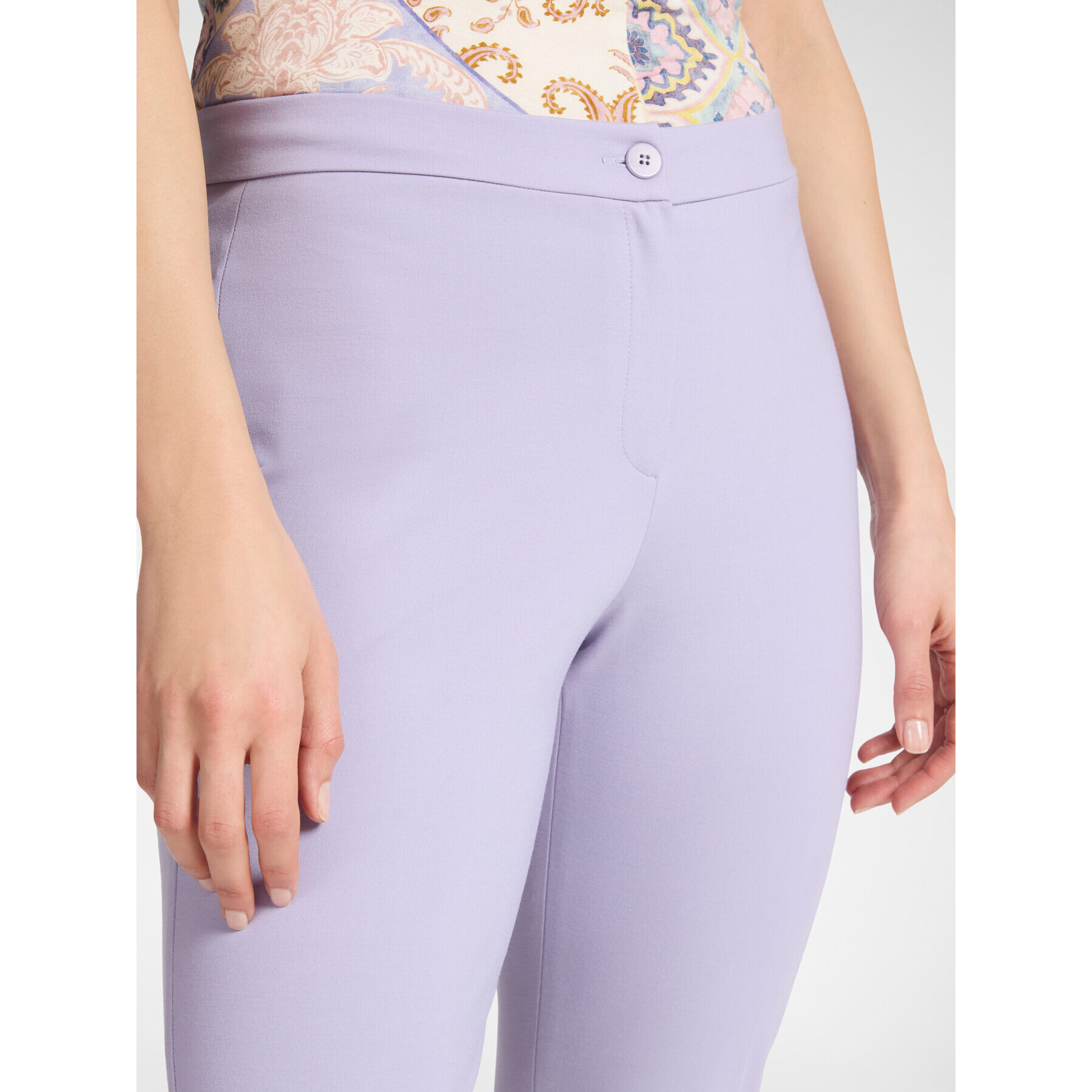 Elena Mirò - Pantaloni in punto Milano - Viola