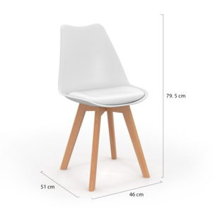 Chaises scandinave Nordia