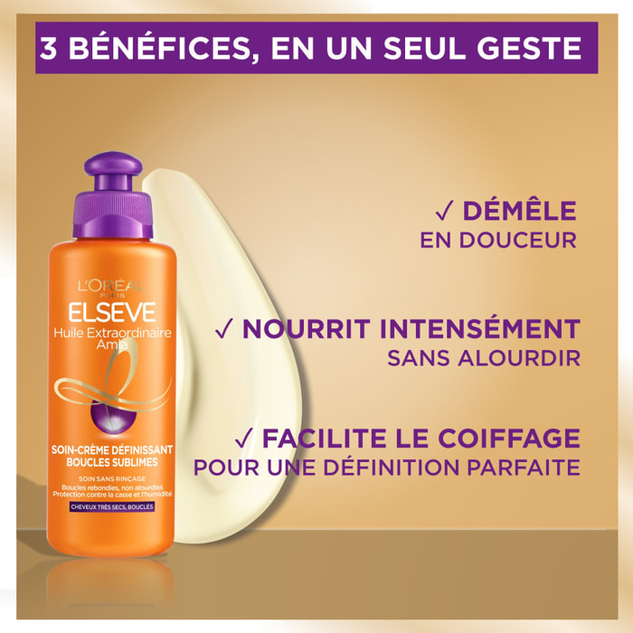 L'Oréal Paris Elseve Huile Extraordinaire Amla La Routine des Cheveux Très Secs et Bouclés