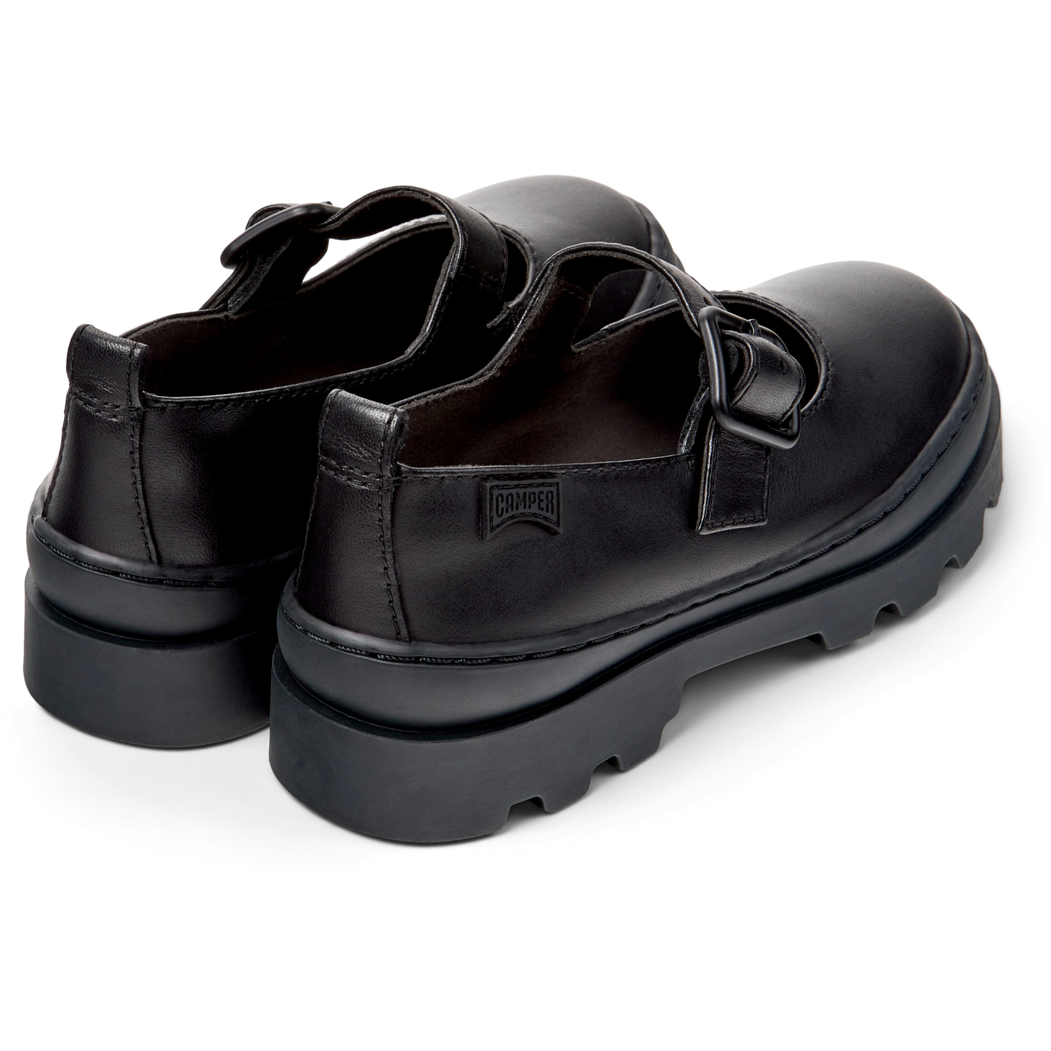 Bailarinas - CAMPER Brutus - Negro - Cuero liso