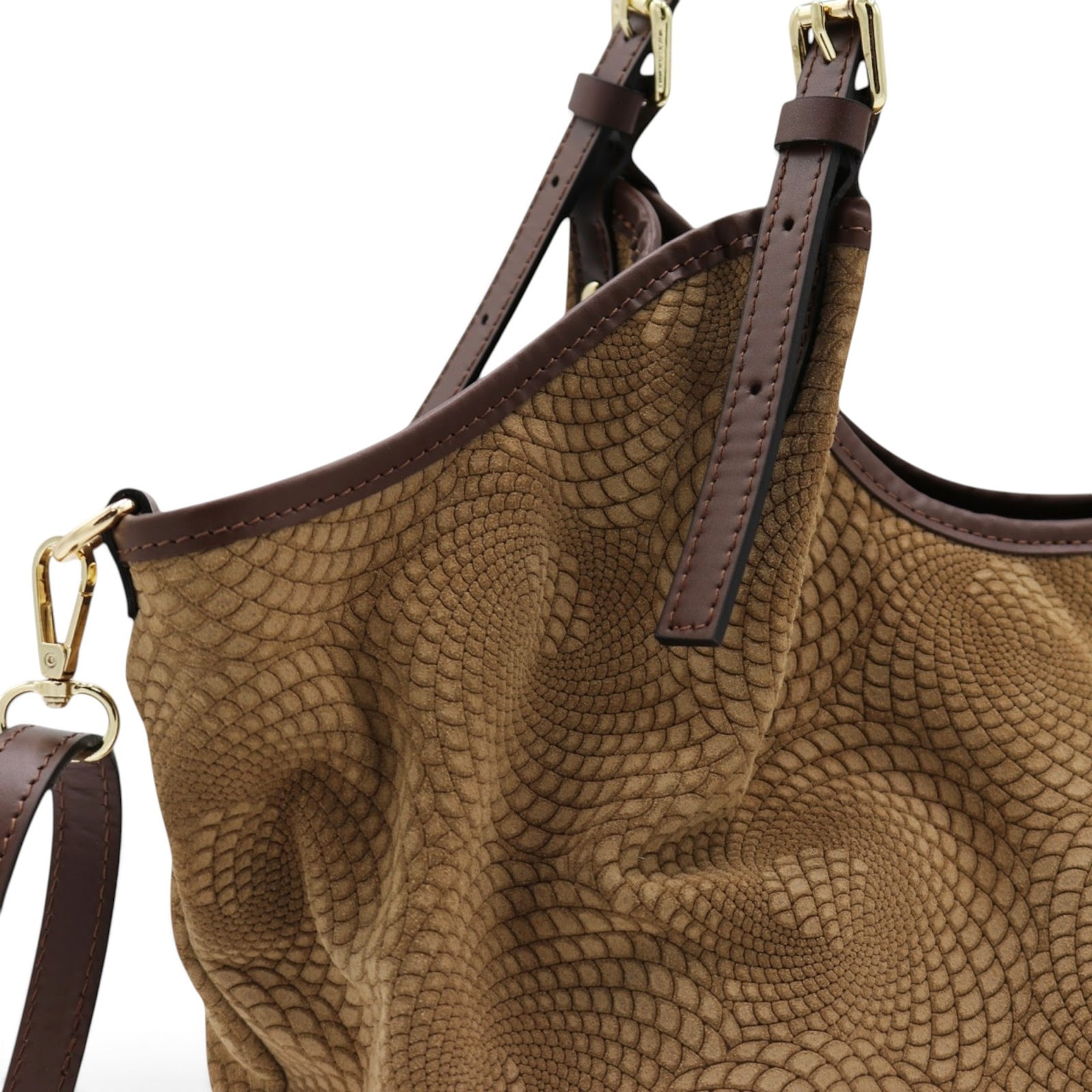 Borsa a Spalla Cheval Firenze Savanah Suede Taupe
