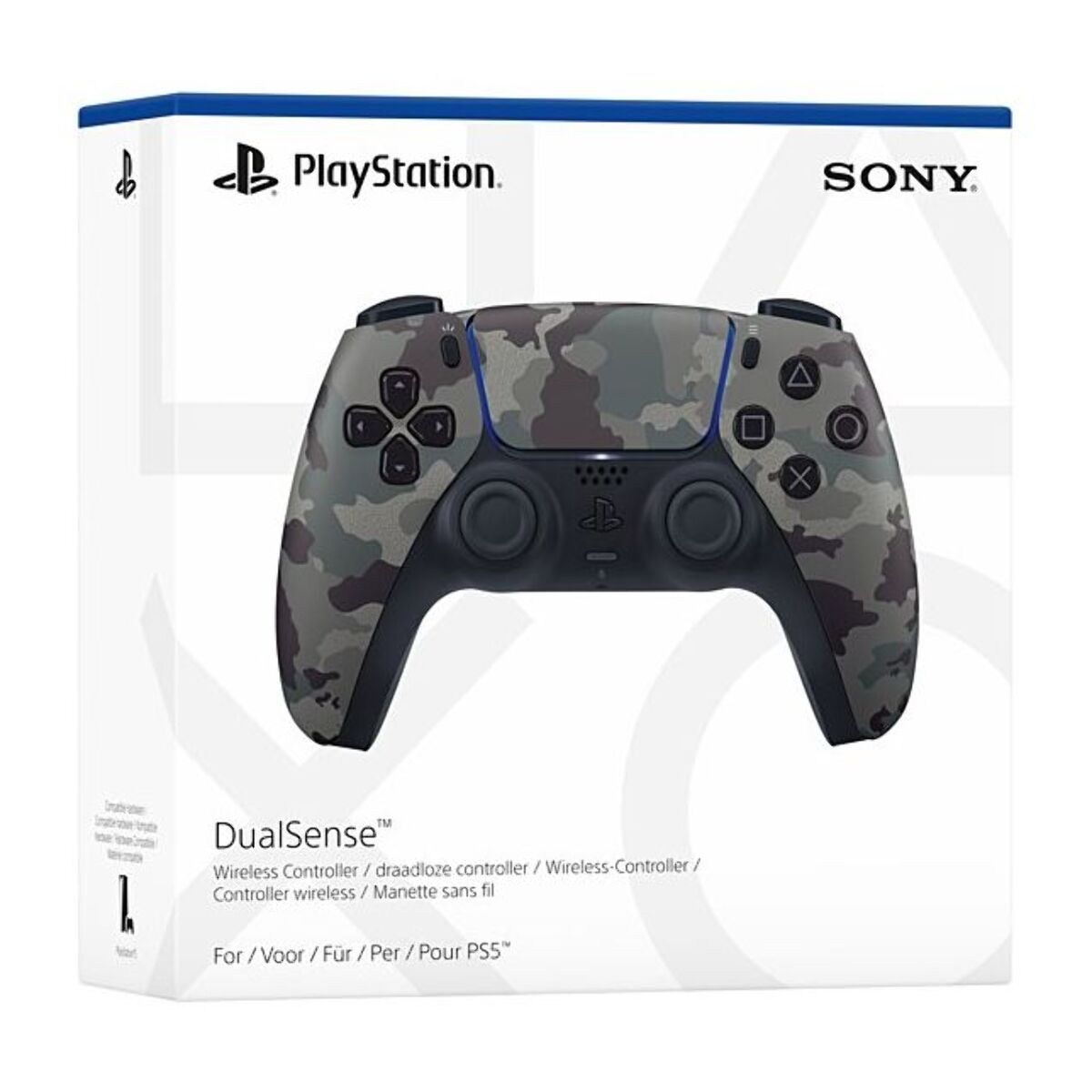 Manette SONY PS5 DUALSENSE GREY CAMO V3