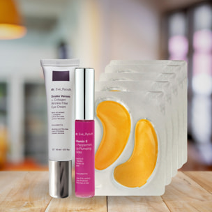 Juego de ojos de oro de 24 quilates