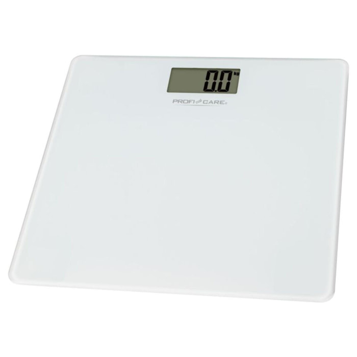 Pèse-personne électronique avec écran LCD proficare Blanc PC-PW3122-Blanc