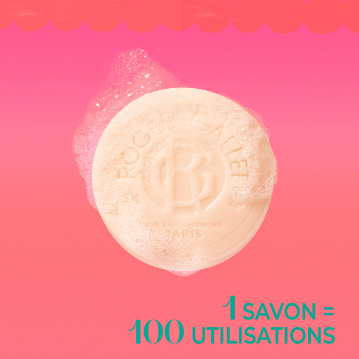 Fleur de Figuier, Gingembre, Rose - Coffret 3 Savons Bienfaisants 100g