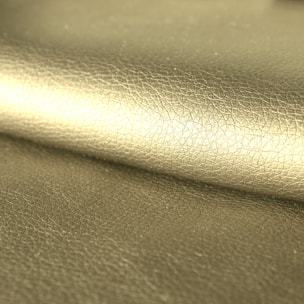 Tissu uni ekokuir brillant - Naturel