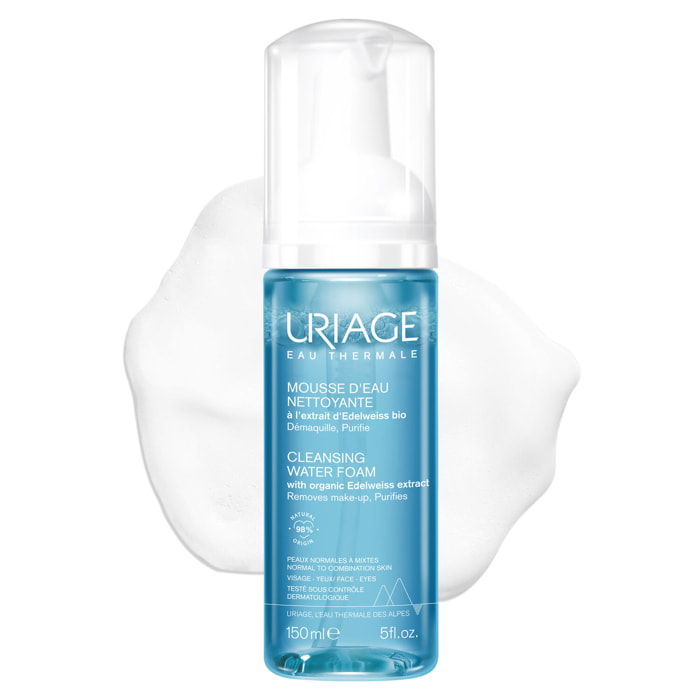Mousse d'Eau Nettoyante - Peaux Normales à Mixtes 150 ml