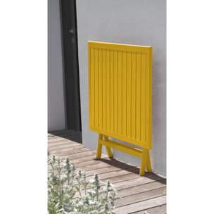 MARIUS - Table de jardin pliante en aluminium