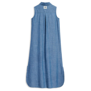 Kappa - Vestidos Mujer Azul - Beatriz Chambray