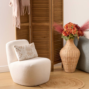 Fauteuil "Leone" blanc