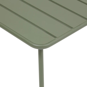 Table basse de jardin Phuket 45x45cm vert laurier