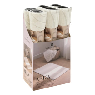 Tapis fausse fourrure Arka ivoire 90x60cm