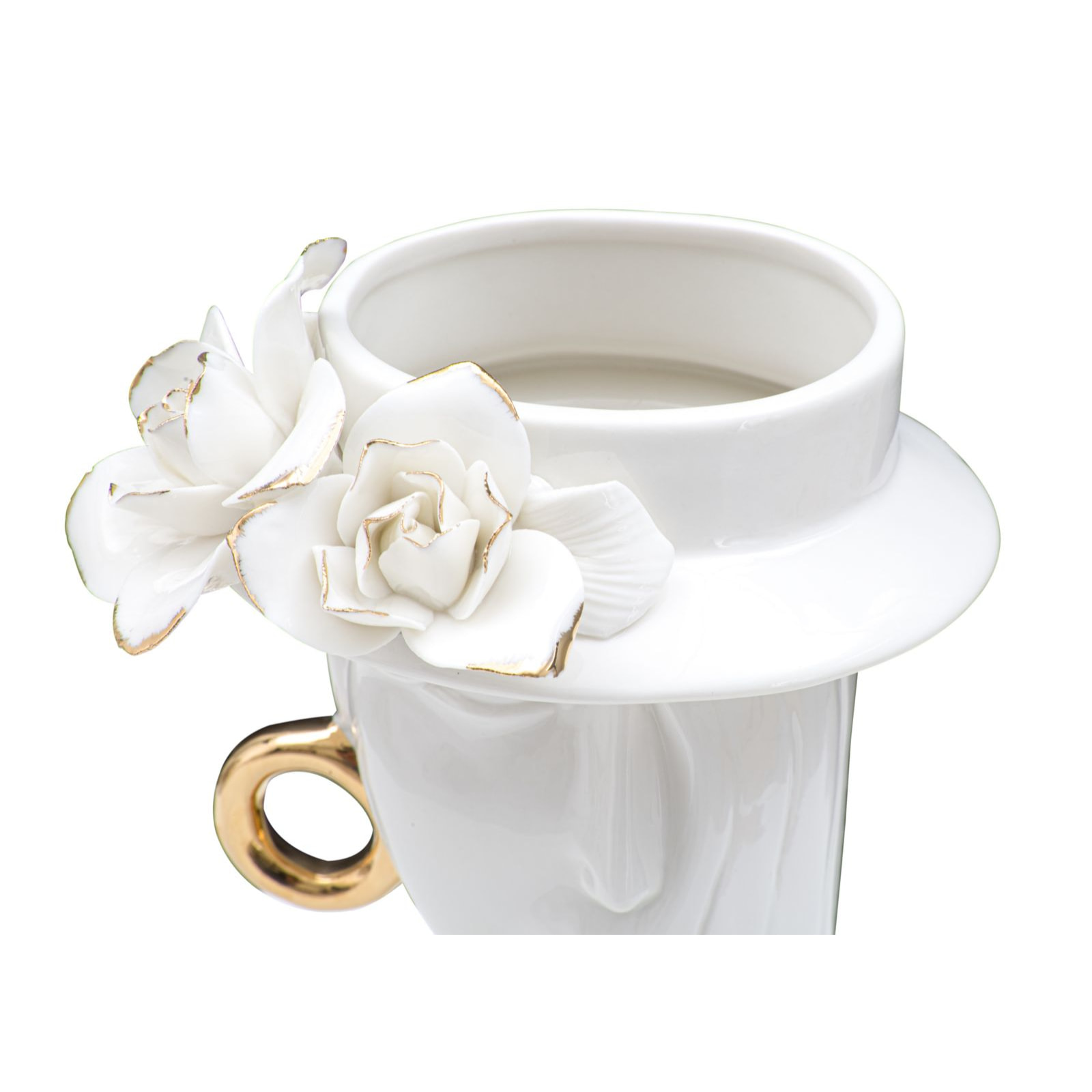 VASO WOMAN ELEGANT PORCELLANA CM 15X13,3X23,5