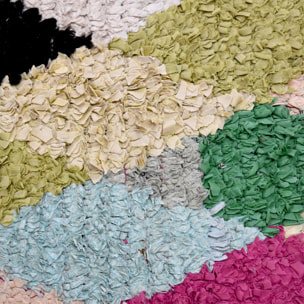 Authentique tapis Berbère Becharouite, entièrement noué main au Maroc