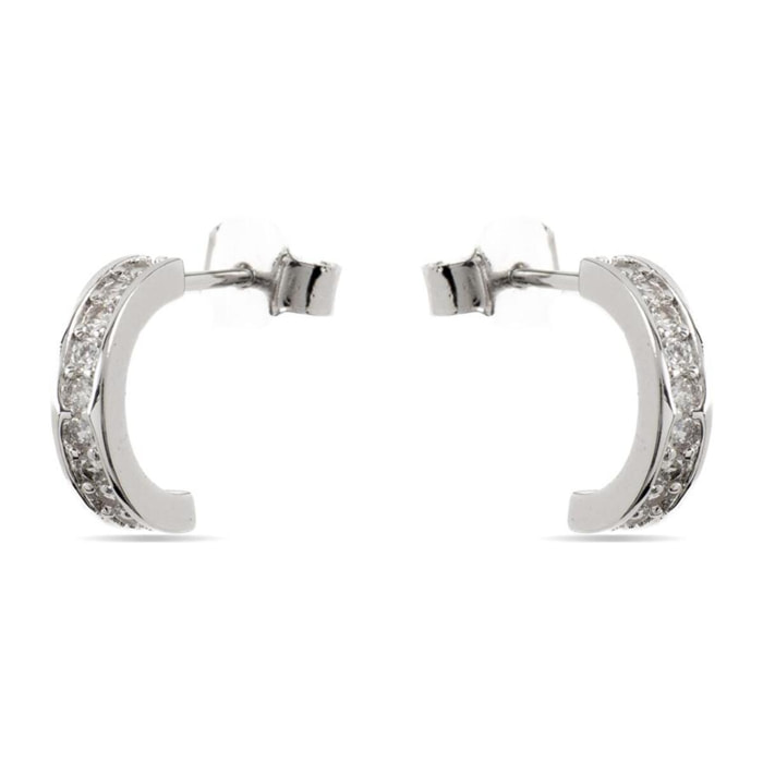 Pendientes Lux by Lux acabados plata