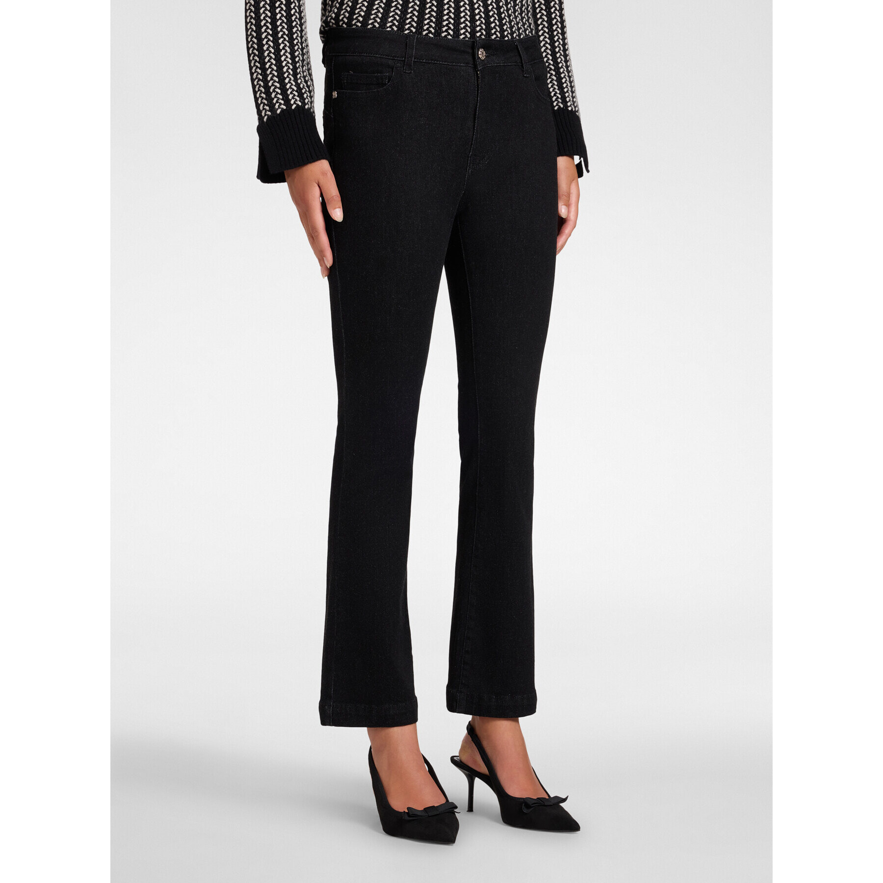 Elena Mirò - Jeans flare "Florence" - Negro